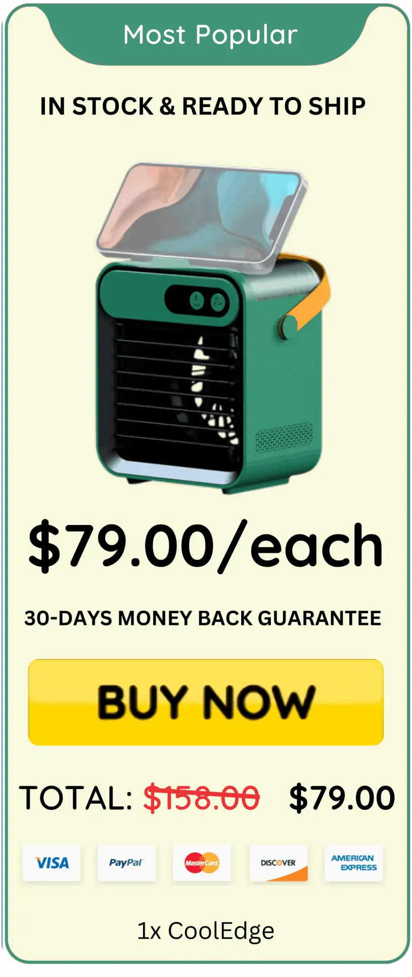 CoolEdge offer price